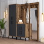 Hanah Home Berlin ABC - Nogal, Antracita